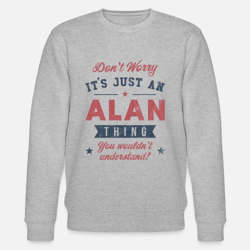 C’est un truc d’Alan - Sweat bio CHANGER Stanley/Stella Unisexe - gris chiné