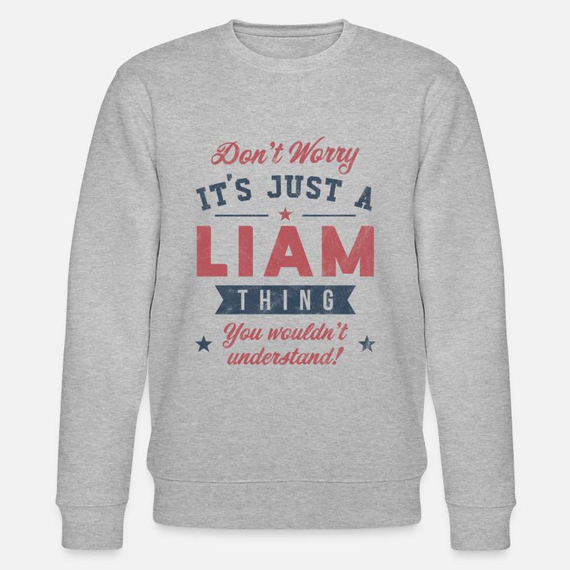 C’est un truc de Liam - Sweat bio CHANGER Stanley/Stella Unisexe - gris chiné
