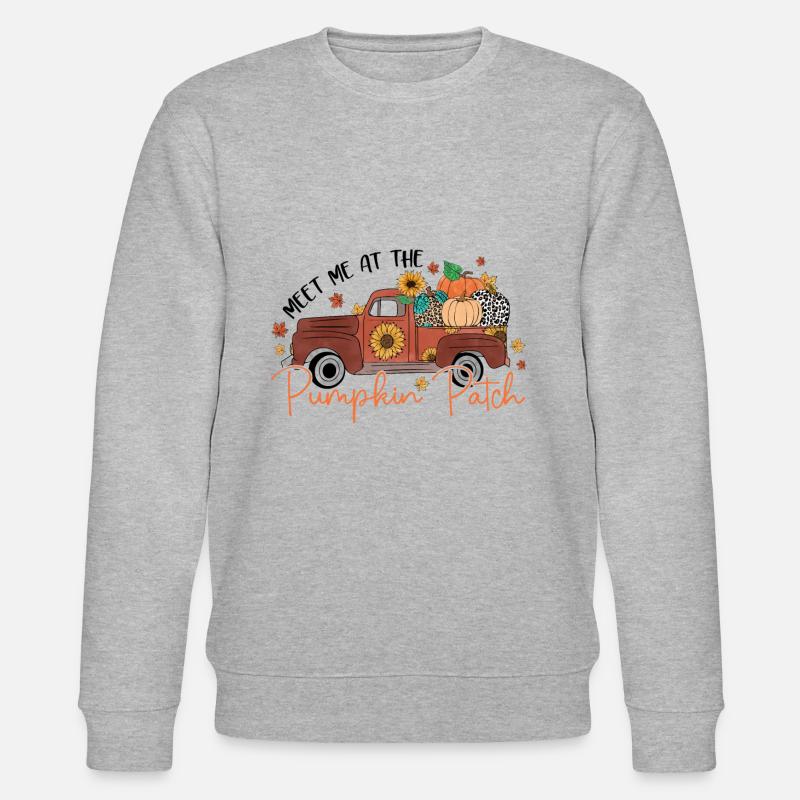 Rencontrez-moi à Pumpkin Patch - Sweat bio CHANGER Stanley/Stella Unisexe - gris chiné
