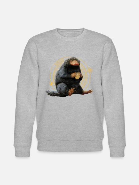 Fantastic Beasts Niffler With Coin Gold - Stanley/Stella Uniseks bio-sweatshirt CHANGER  - 