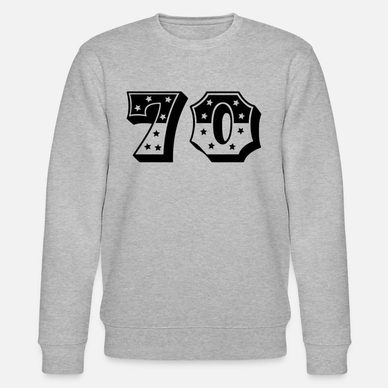 Numéro 70 - Sweat bio CHANGER Stanley/Stella Unisexe - gris chiné