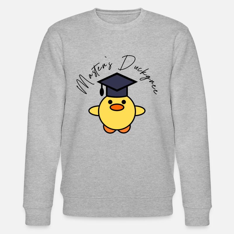 Master`s Duckgree Degree - Stanley/Stella Unisex Bio-Sweatshirt CHANGER  - Grau meliert