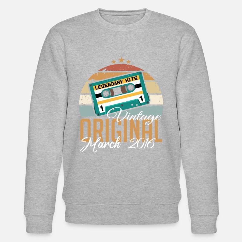 Mars 2016 - Cadeau d’anniversaire - Sweat bio CHANGER Stanley/Stella Unisexe - gris chiné