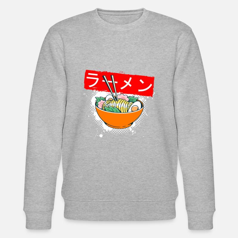 Anime Suppe Asiatische Suppe - Stanley/Stella Unisex Bio-Sweatshirt CHANGER - Grau meliert