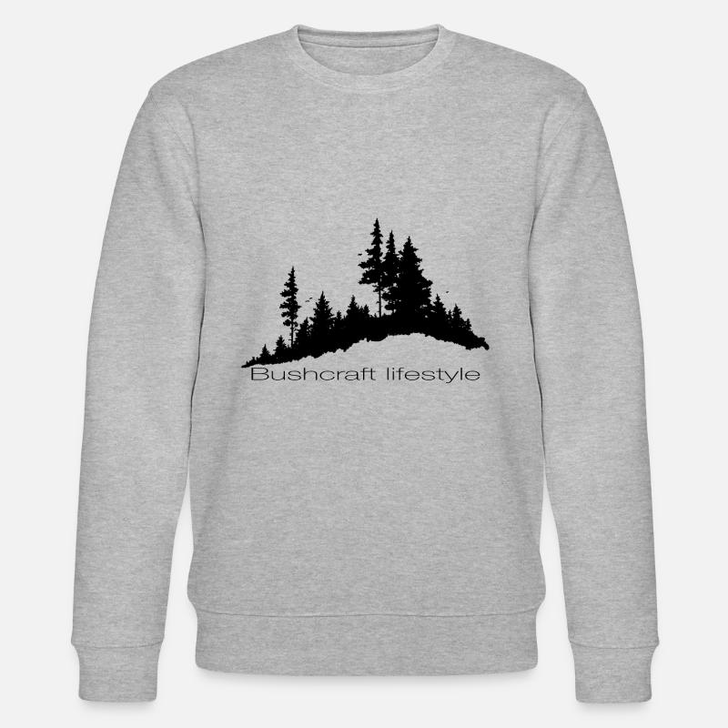 Bushcraft-Lebensstil - Stanley/Stella Unisex Bio-Sweatshirt CHANGER  - Grau meliert