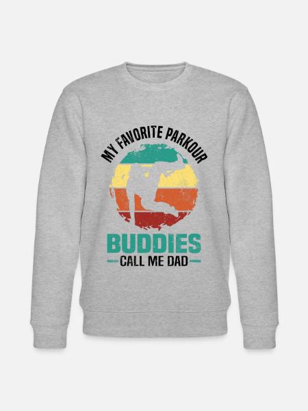 Parkour - Stanley/Stella Unisex Bio-Sweatshirt CHANGER  - Grau meliert