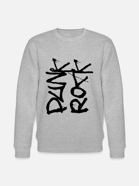 Punk Rock - Stanley/Stella CHANGER Unisex Organic Sweatshirt - heather grey