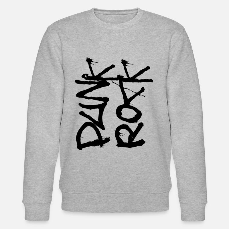 Punk-Rock - Stanley/Stella Unisex Bio-Sweatshirt CHANGER  - Grau meliert