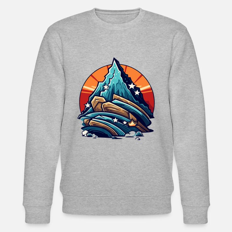 Hoher Berg - Stanley/Stella Unisex Bio-Sweatshirt CHANGER  - Grau meliert