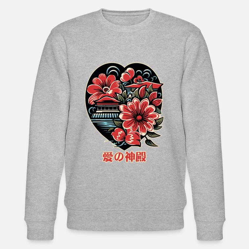 Le Temple de l’Amour - Sweat bio CHANGER Stanley/Stella Unisexe - gris chiné