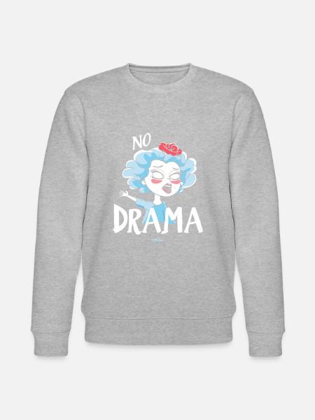 Queen without drama - Stanley/Stella CHANGER Unisex Organic Sweatshirt - heather grey