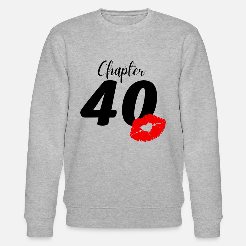 40e anniversaire - Sweat bio CHANGER Stanley/Stella Unisexe - gris chiné