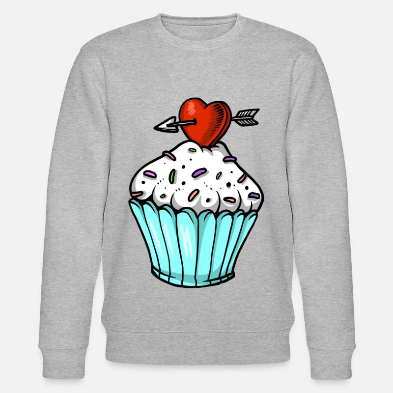 cupcake - Stanley/Stella Unisex Bio-Sweatshirt CHANGER  - Grau meliert