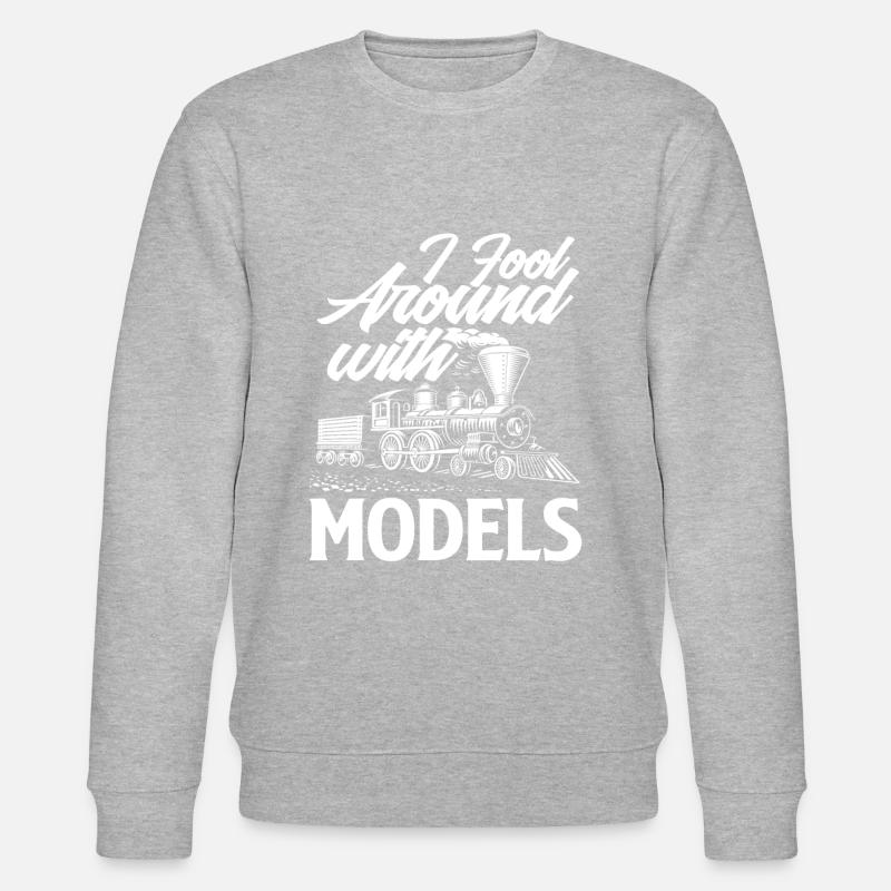 Modélisme ferroviaire Modélisme Train Trains - Sweat bio CHANGER Stanley/Stella Unisexe - gris chiné