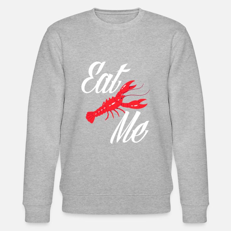Langusten Ess Mich - Stanley/Stella Unisex Bio-Sweatshirt CHANGER  - Grau meliert