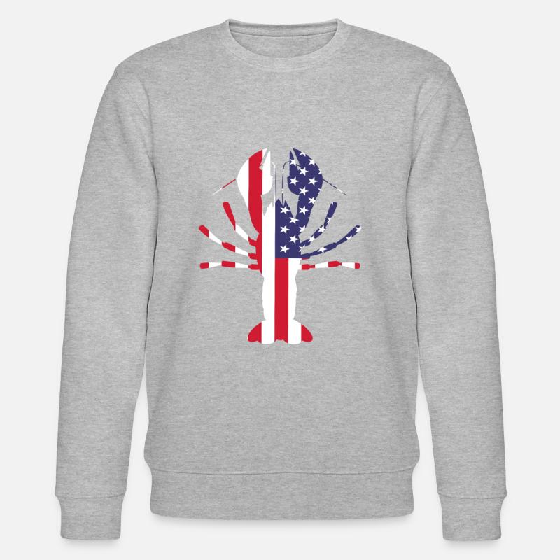 Écrevisses États-Unis - Sweat bio CHANGER Stanley/Stella Unisexe - gris chiné