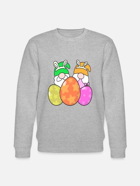 Easter Eggs Easter - Stanley/Stella CHANGER Unisex Organic Sweatshirt - heather grey