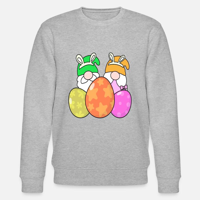 Oeufs de Pâques Pâques - Sweat bio CHANGER Stanley/Stella Unisexe - gris chiné