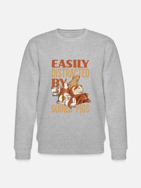 Cochon d’Inde Animal de compagnie - Sweat bio CHANGER Stanley/Stella Unisexe - gris chiné