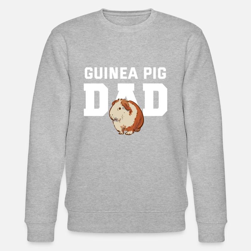 Guinea Pig Dad - Stanley/Stella CHANGER Unisex Organic Sweatshirt - heather grey