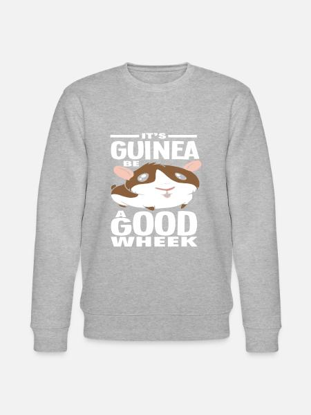 Cochon d’Inde Jeu de mots - Sweat bio CHANGER Stanley/Stella Unisexe - gris chiné