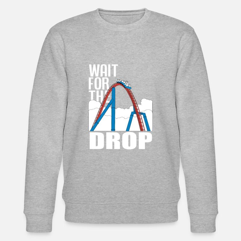 Lusitges Roller Coaster cadeau - Sweat bio CHANGER Stanley/Stella Unisexe - gris chiné