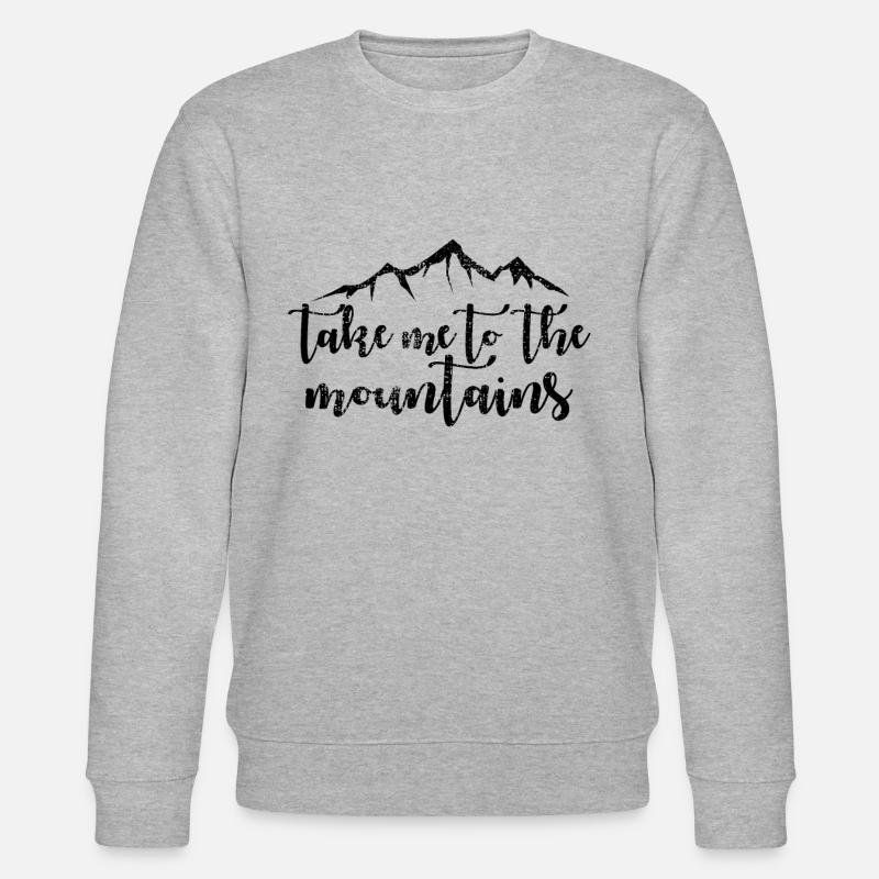 Berge - Stanley/Stella Unisex Bio-Sweatshirt CHANGER  - Grau meliert
