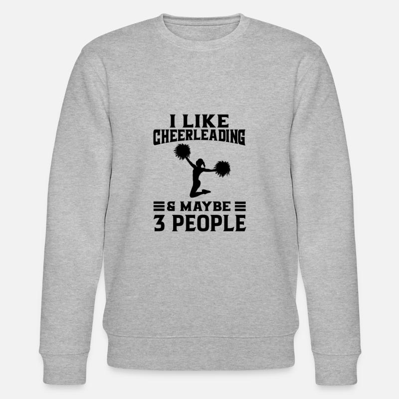 Cheerleading Cheerleader Geschenk - Stanley/Stella Unisex Bio-Sweatshirt CHANGER  - Grau meliert