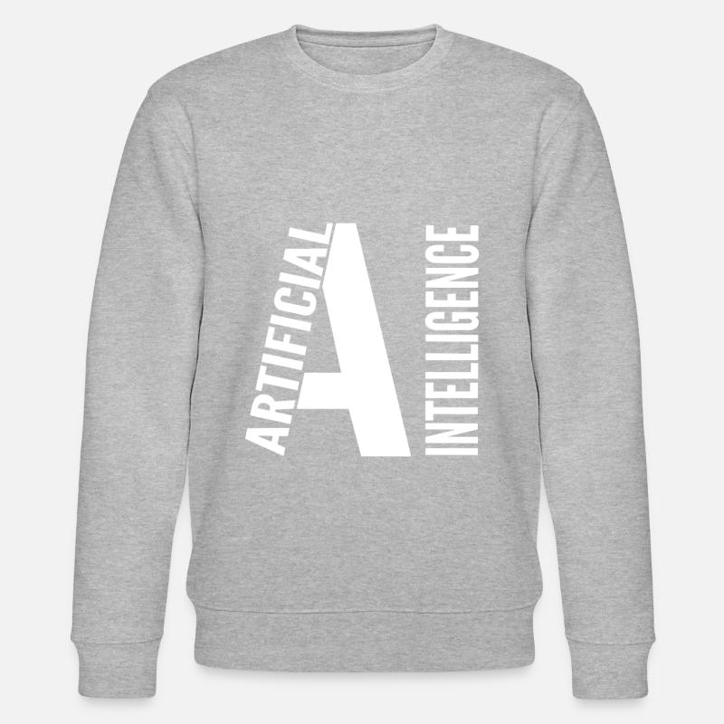 Artificial intelligence - Stanley/Stella CHANGER Unisex Organic Sweatshirt - heather grey