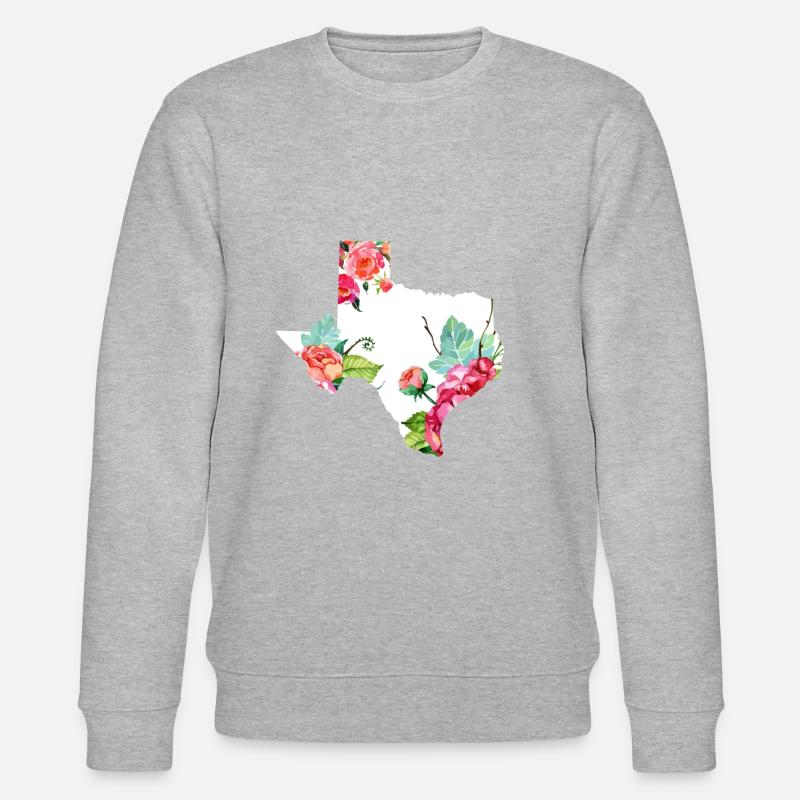 Texas - Stanley/Stella Unisex Bio-Sweatshirt CHANGER  - Grau meliert