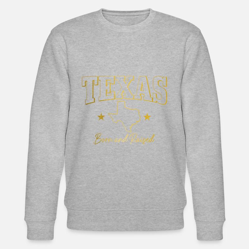 Texas - Stanley/Stella Unisex Bio-Sweatshirt CHANGER  - Grau meliert