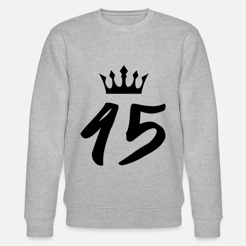 45 Couronne numérique - Sweat bio CHANGER Stanley/Stella Unisexe - gris chiné