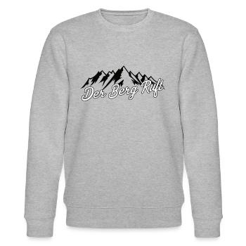 Der Berg Ruft - Stanley/Stella Unisex Bio-Sweatshirt CHANGER  - Grau meliert - Vorne - Nik (191cm) & Marisol (170cm)