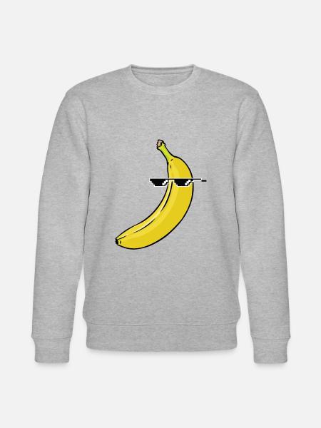 Banana Thug - Stanley/Stella CHANGER Unisex Organic Sweatshirt - heather grey