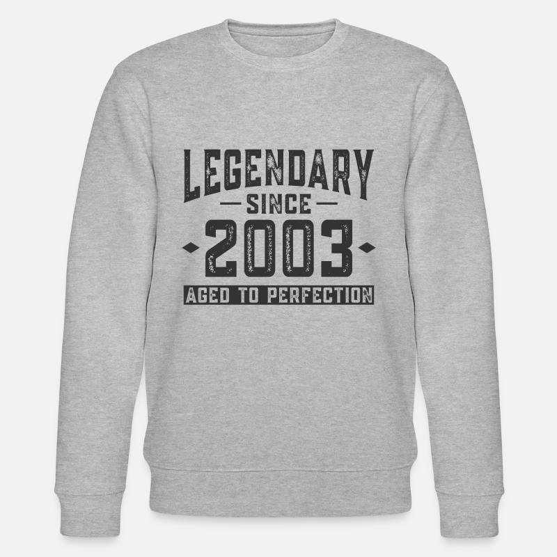 Legendär seit 2003 - Stanley/Stella Unisex Bio-Sweatshirt CHANGER  - Grau meliert