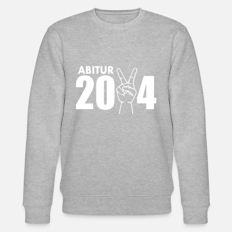 Abitur 2024 - Stanley/Stella Unisex Bio-Sweatshirt CHANGER  - Grau meliert