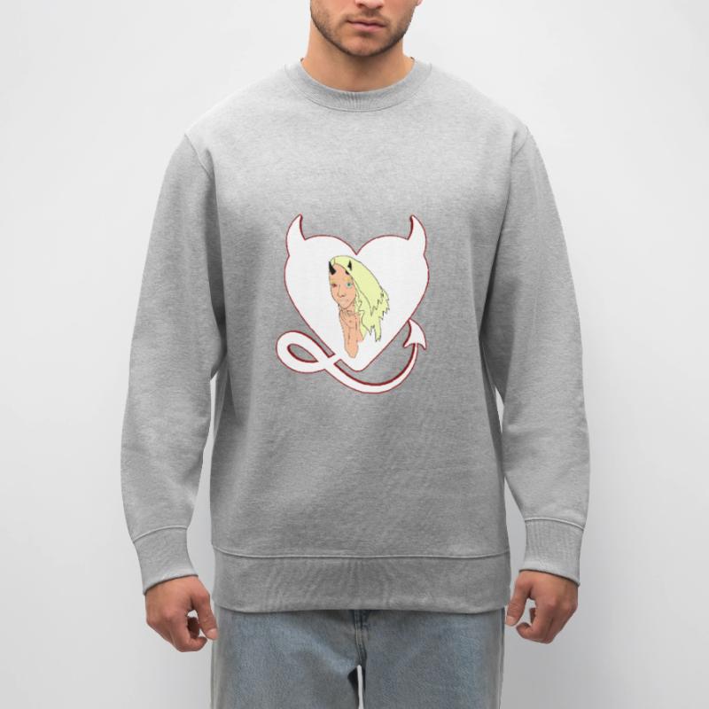 Devil with devil's heart Devil devil's female Stanley/Stella CHANGER Unisex Organic Sweatshirt