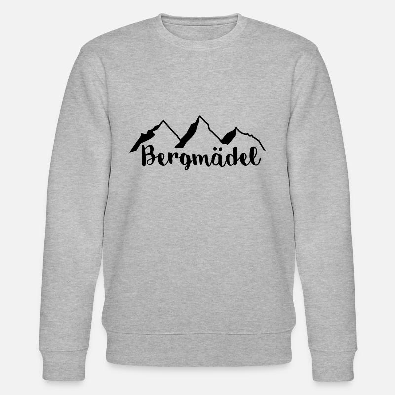 Bergmädel - Stanley/Stella Unisex Bio-Sweatshirt CHANGER  - Grau meliert