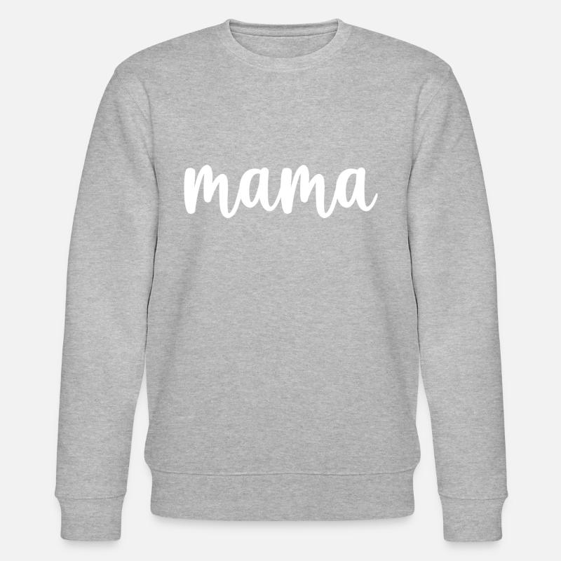 Mama - Stanley/Stella Unisex Bio-Sweatshirt CHANGER  - Grau meliert