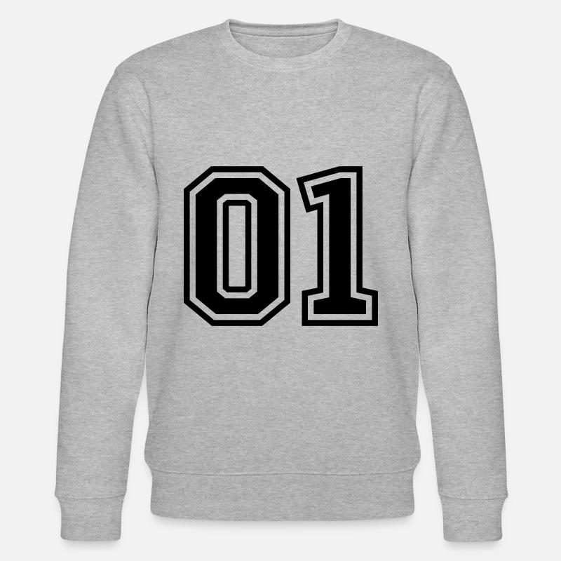 01 numéro un numéro - Sweat bio CHANGER Stanley/Stella Unisexe - gris chiné