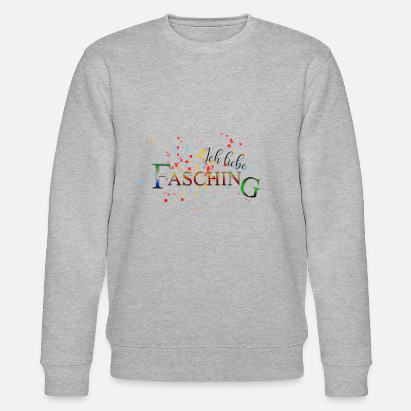 Fasching - Stanley/Stella Unisex Bio-Sweatshirt CHANGER  - Grau meliert
