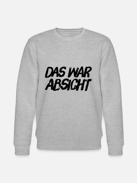 alles vorsätzlich - Stanley/Stella Unisex Bio-Sweatshirt CHANGER  - Grau meliert
