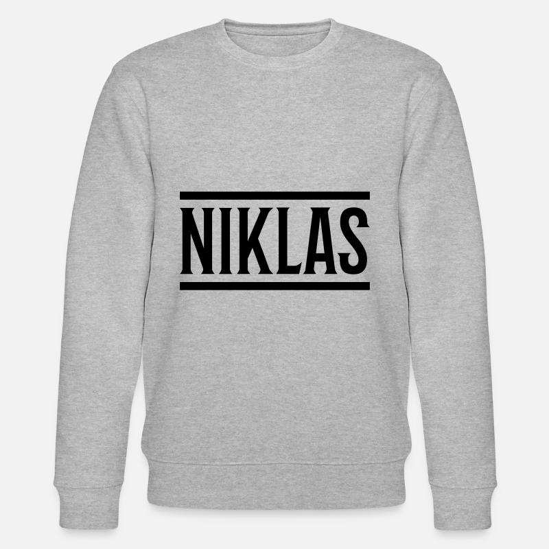 nom niklas - Sweat bio CHANGER Stanley/Stella Unisexe - gris chiné