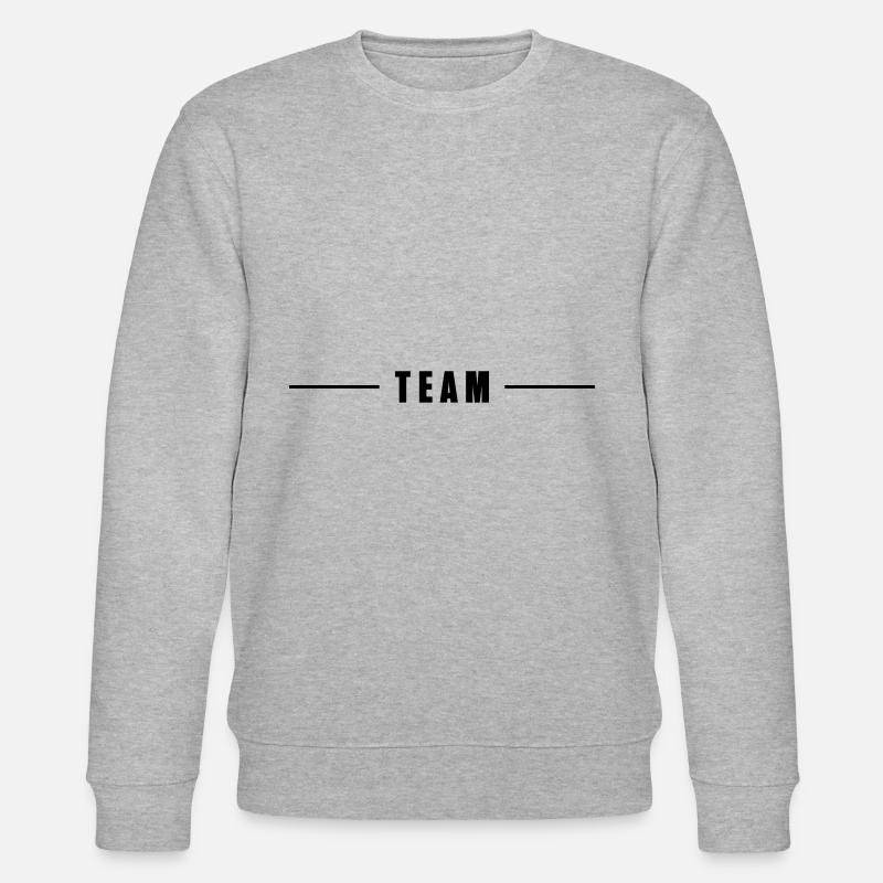 team strich - Stanley/Stella Unisex Bio-Sweatshirt CHANGER  - Grau meliert