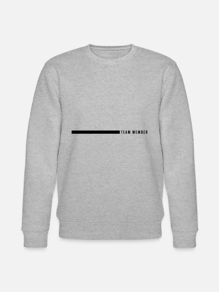 team member dash - Stanley/Stella CHANGER Unisex Organic Sweatshirt - heather grey
