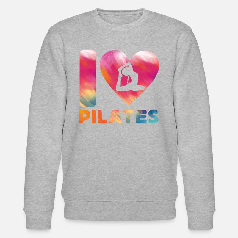 Instructeur de Pilates Enseignant Cœur - Sweat bio CHANGER Stanley/Stella Unisexe - gris chiné