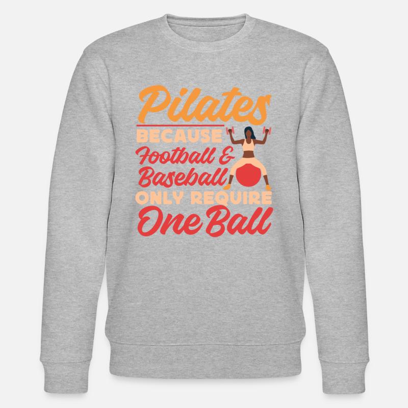 Pilates Instructor Teacher Pilates - Stanley/Stella Unisex Bio-Sweatshirt CHANGER  - Grau meliert