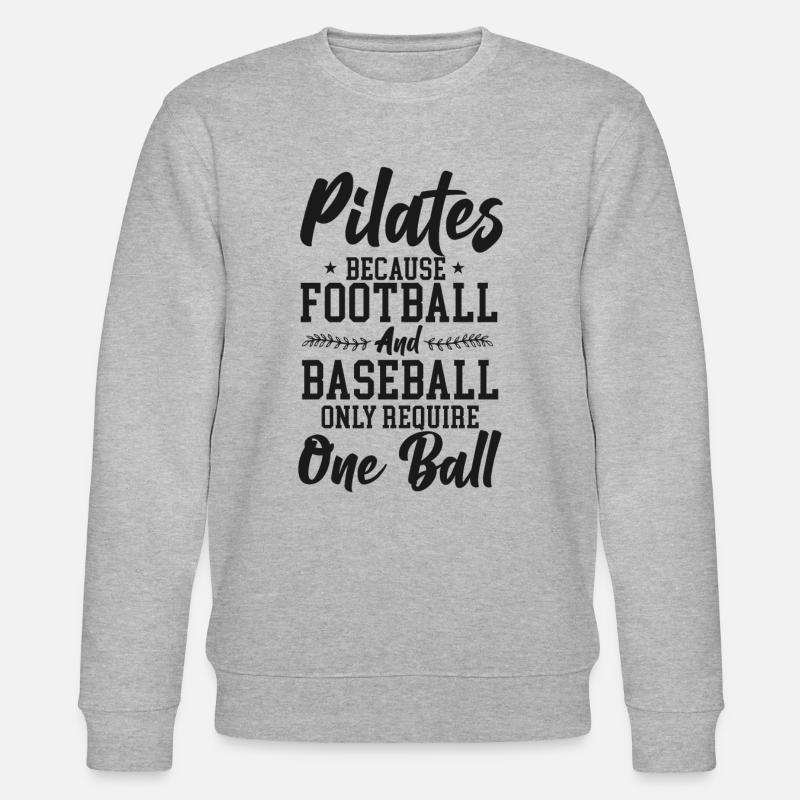 Pilates Instructor Teacher Pilates - Stanley/Stella Unisex Bio-Sweatshirt CHANGER  - Grau meliert
