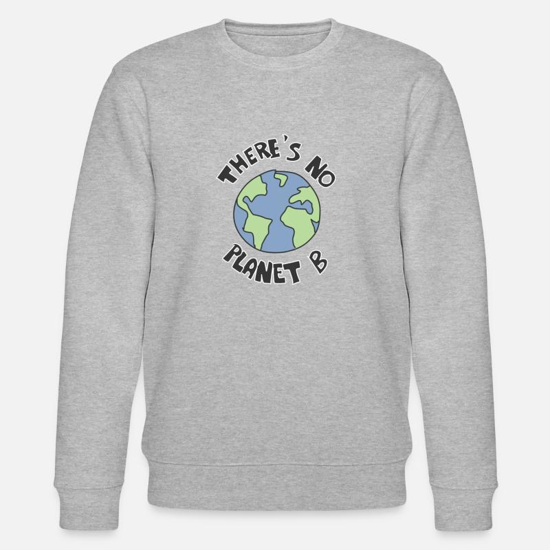 Klimaschutz Erde Klimawandel - Stanley/Stella Unisex Bio-Sweatshirt CHANGER  - Grau meliert