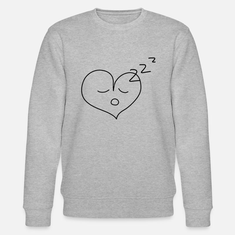 Dormir fatigué - Sweat bio CHANGER Stanley/Stella Unisexe - gris chiné